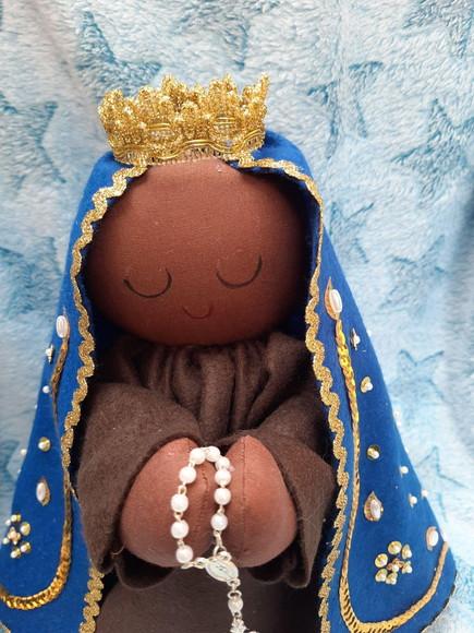 Nossa Senhora Aparecida em Tecido e Feltro