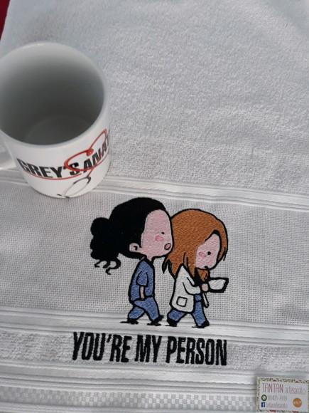 TOALHA DE LAVABO Grey's Anatomy