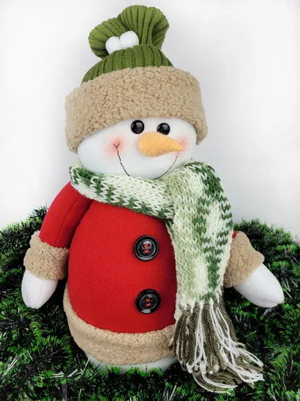 Boneco de Neve Grande 50 cm Peça Única