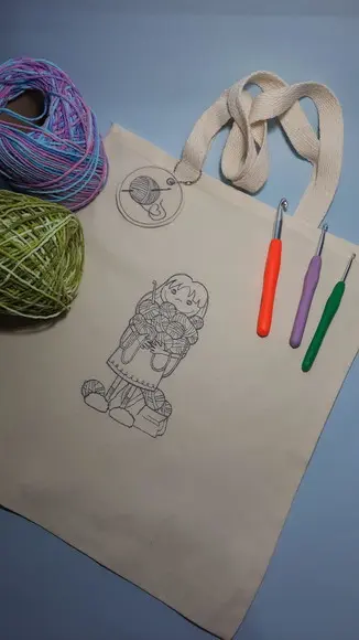 Ecobag Bordada Louca Por Artesanato