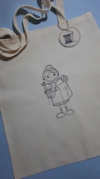 Ecobag Bordada Louca Por Cães