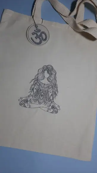 Ecobag Bordada Yoga