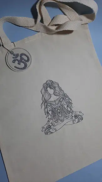 Ecobag Bordada Yoga