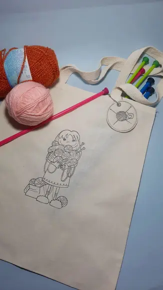 Ecobag Bordada Louca Por Trico
