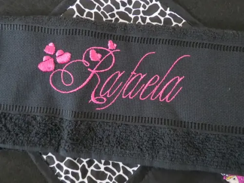 Lixinho de carro e Toalhinha personalizados