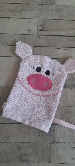 Luvinhas de banho porquinha e porquinhoatoalhadas