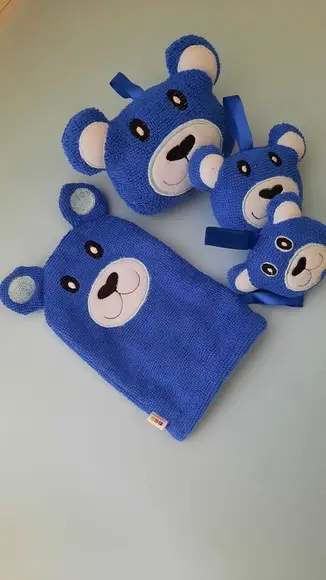 Luvinhas De Banho Ursinho Atoalhadas