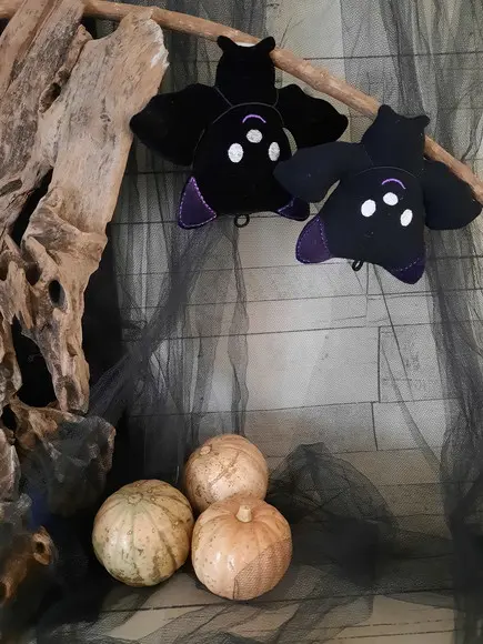 Morcego Halloween Kit 3 Peças
