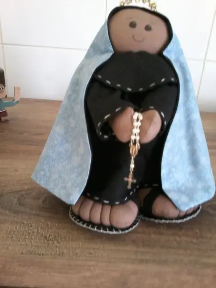 Nossa Senhora Aparecida de Tecido de Algodão