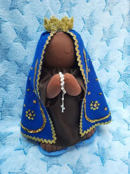 Nossa Senhora Aparecida em Tecido e Feltro