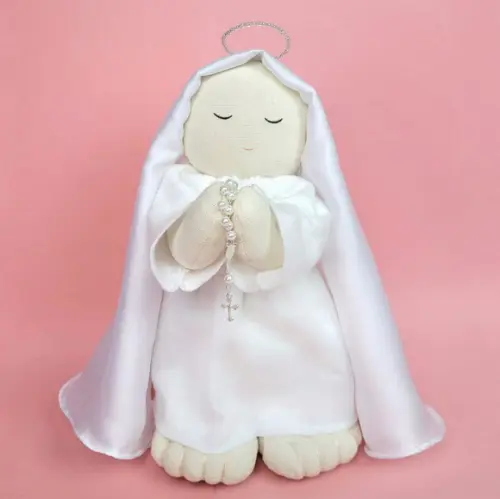 Nossa Senhora de Fátima em Tecido e Feltro