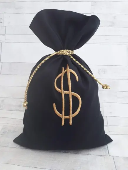 Peso de Porta Saco de Dinheiro Luxo
