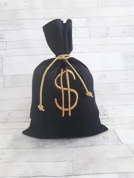Peso de Porta Saco de Dinheiro Luxo