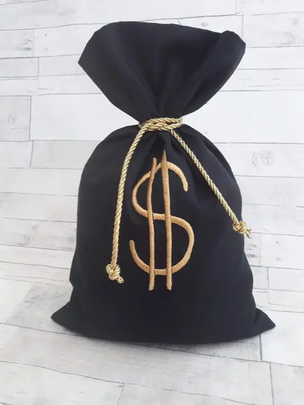 Peso de Porta Saco de Dinheiro Luxo
