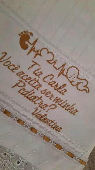 Toalha aceita ser minha pediatra