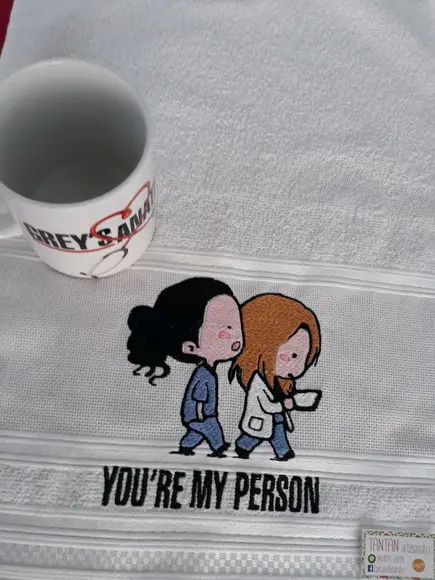 TOALHA DE LAVABO Grey's Anatomy