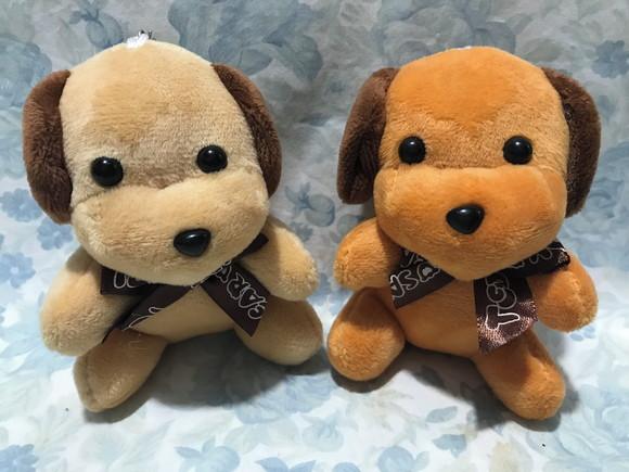 Cachorrinho Chaveiro Marrom Claro e Marrom Escuro 20 Unidade