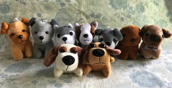 Cachorrinho de Pelúcia Chaveiro Lembrancinha S/c 40unid