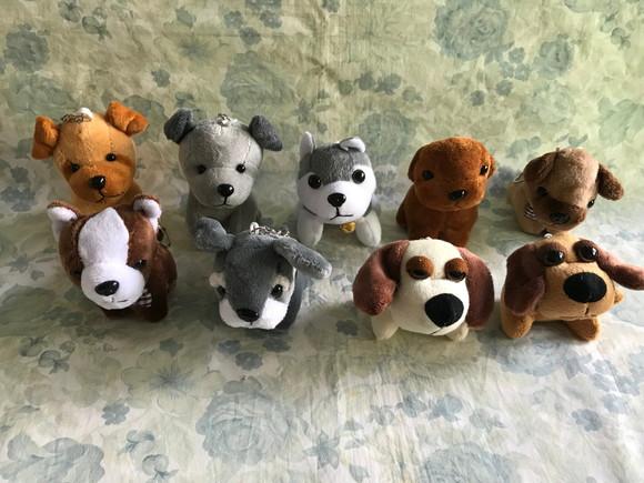 Cachorrinho de Pelúcia Chaveiro Lembrancinha S/c 40unid