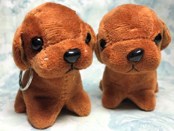 Cachorro em Pelúcia Chaveiro 20 Unid Marrom Fs