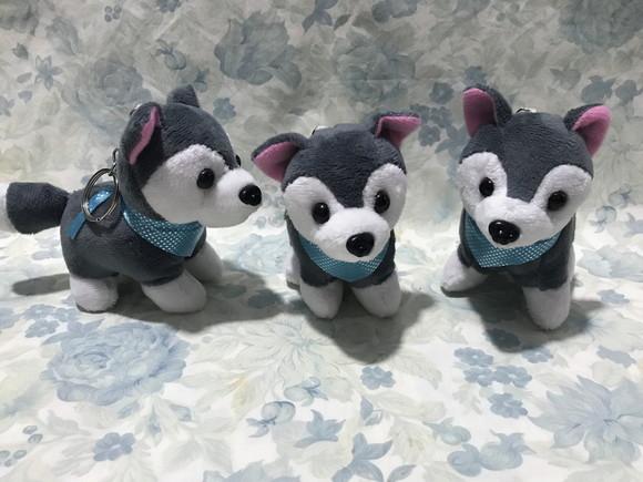 Cachorro em Pelúcia Chaveiro Husky Mod2 30unid