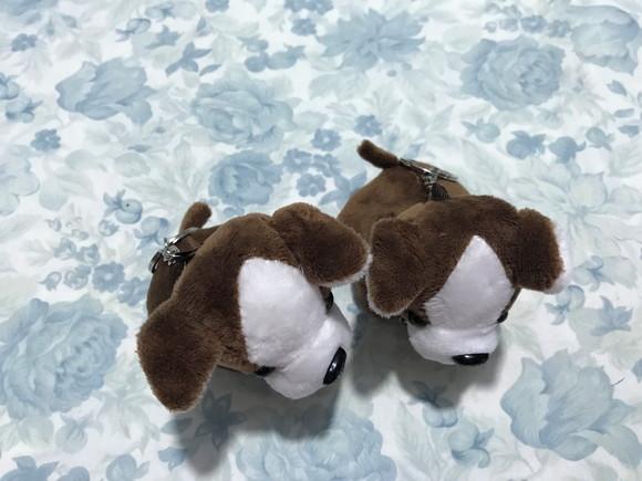 Cachorro em Pelúcia Chaveiro Marrom Escuro Fs 20 Unidades