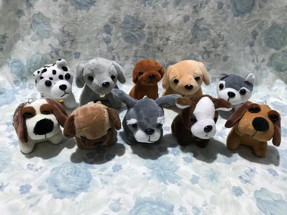 Cachorro em Pelúcia Chaveiro Variados S/c 50unid