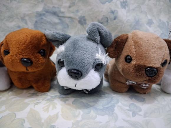 Cachorro em Pelúcia Chaveiro Variados 20 Unidades S/c