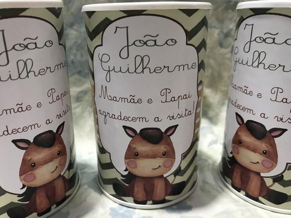 Cavalinhos em Pelúcia Chaveiro + Cofrinho 20 Unidades