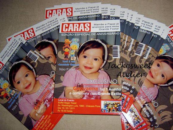 Convite Personalizado - Revista Caras