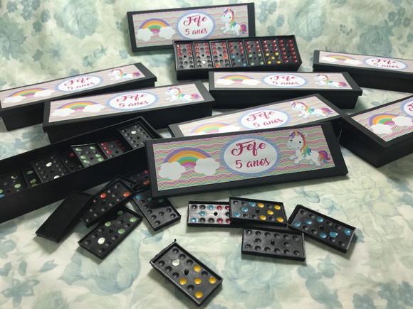Domino personalizado Unicórnio