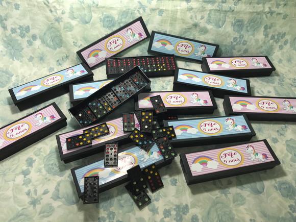 Domino personalizado Unicórnio 02