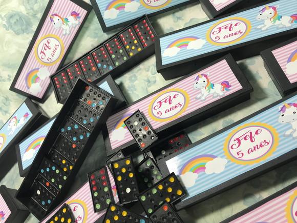 Domino personalizado Unicórnio 02