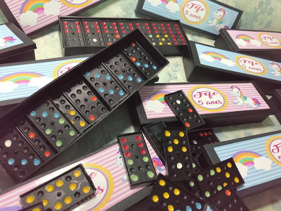 Domino personalizado Unicórnio 02