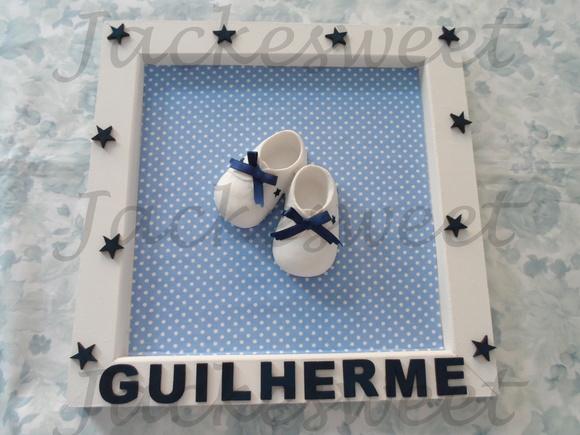 Enfeite de Porta Star Tons do Azul