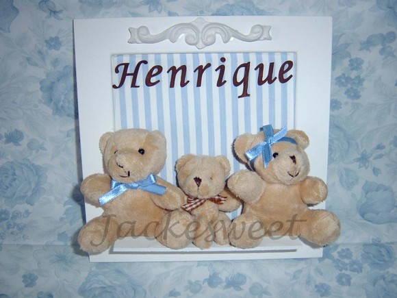 Enfeite Porta Maternidade FAMÍLIA URSO 2