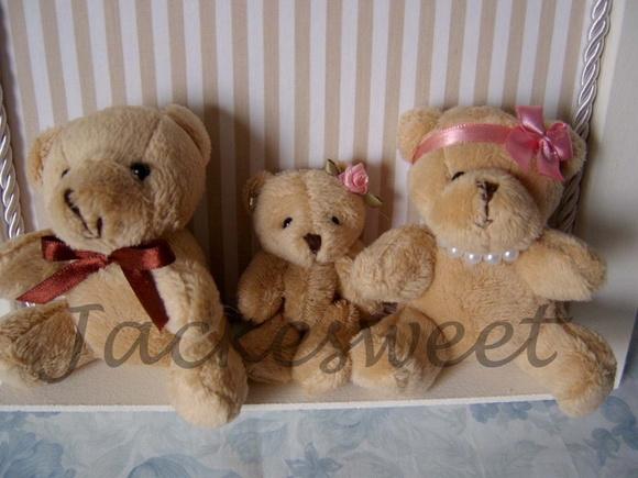 Enfeite Porta Maternidade FAMÍLIA URSO 5