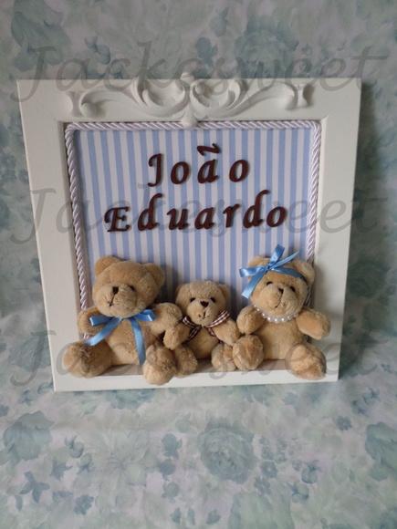 Enfeite Porta Maternidade FAMÍLIA URSO 6