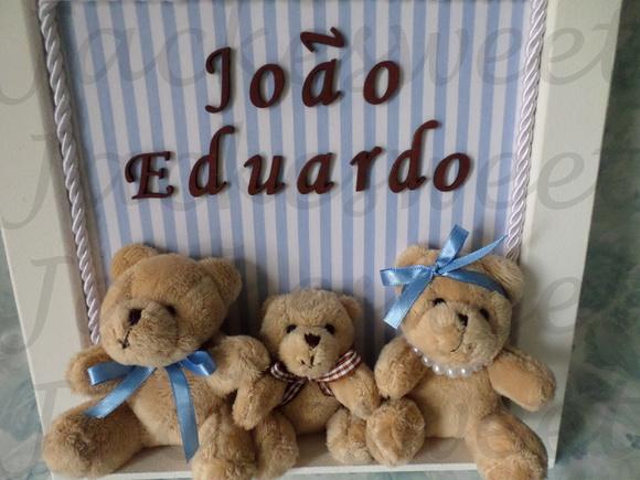 Enfeite Porta Maternidade FAMÍLIA URSO 6