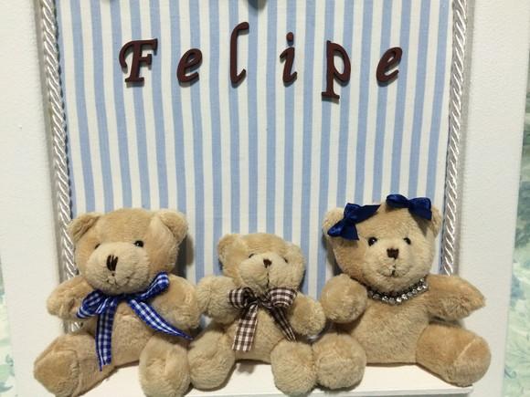 Enfeite Porta Maternidade FAMÍLIA URSO 7