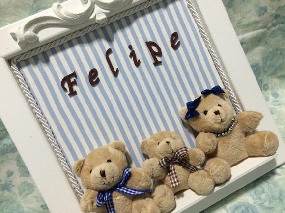 Enfeite Porta Maternidade FAMÍLIA URSO 7