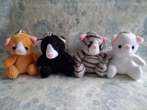 Gatinho em Pelúcia 10unid com Bandeja Personalizada