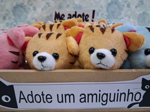 Gatinho em Pelúcia 35unid com Bandeja Personalizada