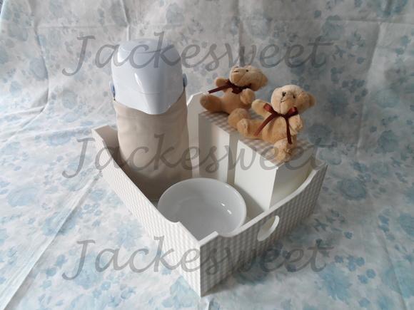 Kit Bebê Xadrez Provençal 5 Peças