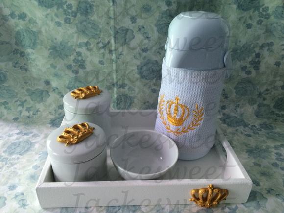 Kit Higiene Porcelana Realeza