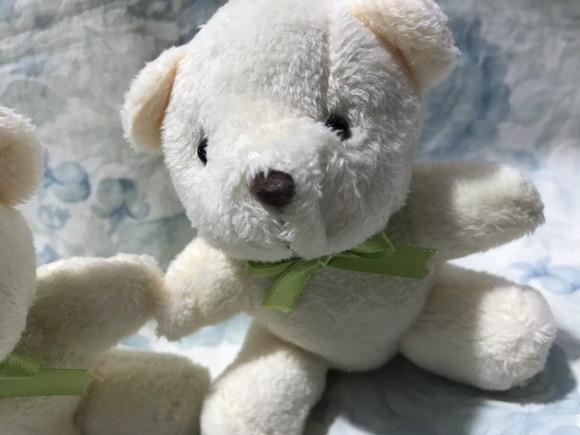 Kit Ursinhos Pequenino Creme e Urso Fofinho Creme