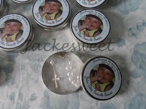 Latinha Batizado Personalizada