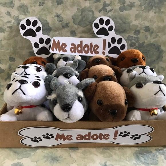 Lembrancinha Cachorrinhos 12unid com Bandeja Personalizada