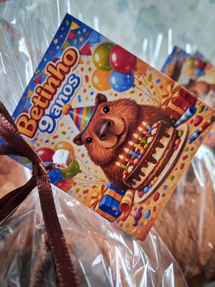 Lembrancinha Capivara 45 Unid