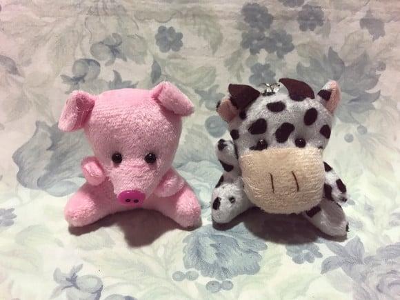 Lembrancinha Mini Pelúcia Fazendinha